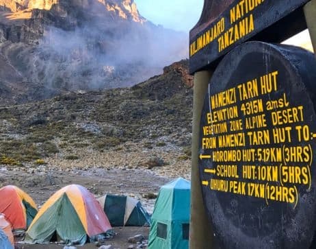 Mawenzi Tarn Camp Detail